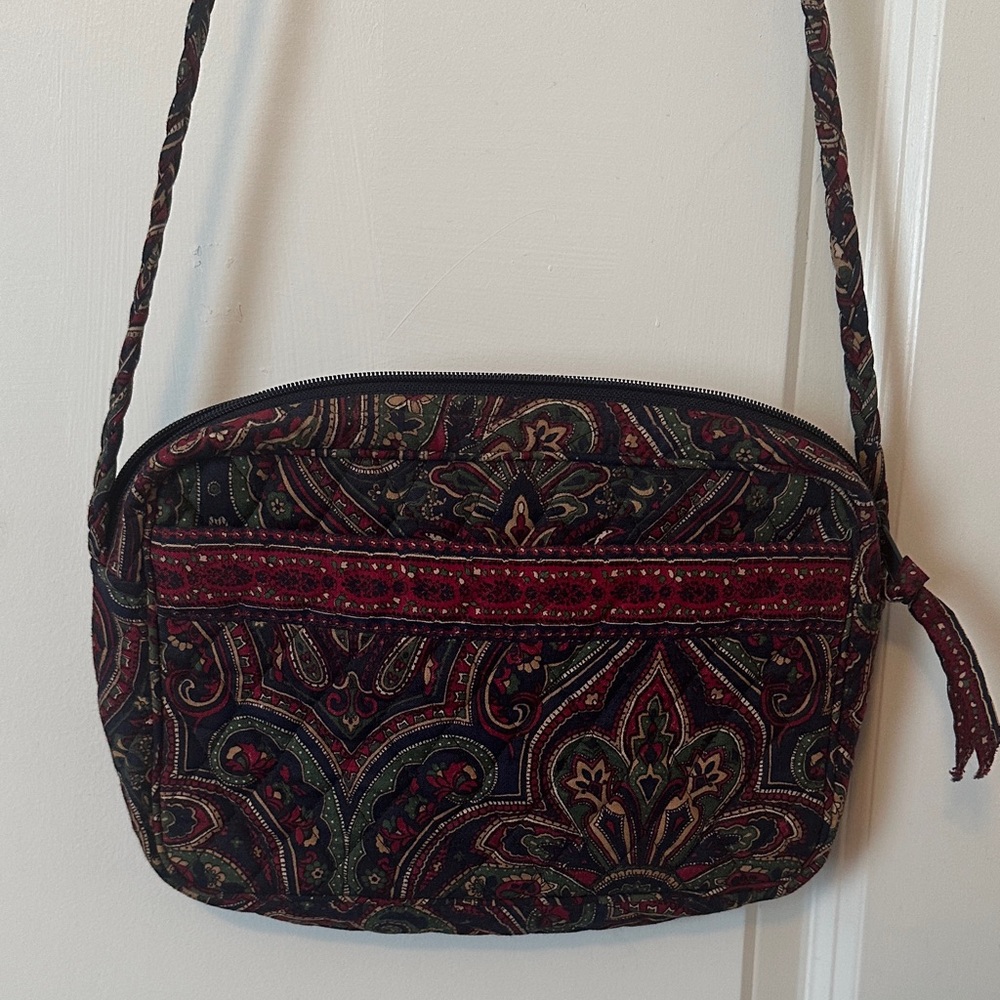 Vintage Vera Bradley Medallion Braided Crossbody